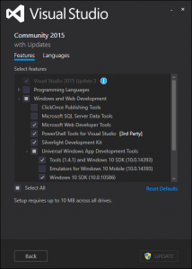 Visual Studio Install
